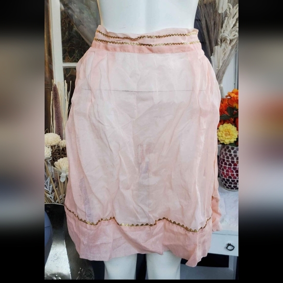 Vtg 3 Aprons Bundle/Vtg Fall Aprons/Black Gingham Apron/ 2 with Pockets - Picture 8 of 10